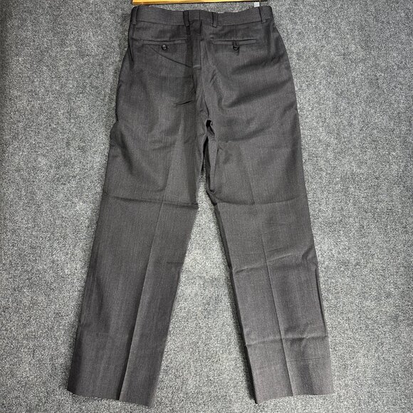 Banana Republic Pants Mens 33 Wool Trouser Pockets Flat Front Zip Fly Dress Pant - Picture 6 of 8